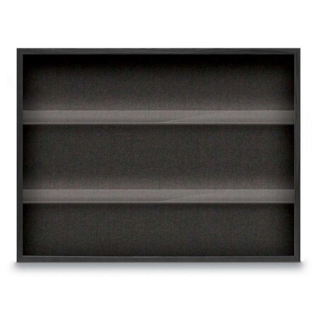 United Visual Products Outdoor Enclosed Combo Board, 48"x36", White Frame/Black Porc & Pearl UVCB4836ODW-BLKPORC-PEARL